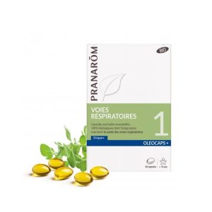 PRANAROM Oleocaps 1 Dišni putevi 30 kapsula