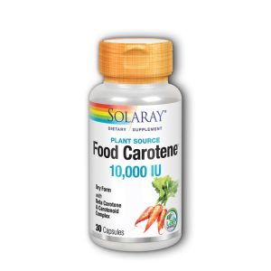 SOLARAY Food Carotene 30 kapsula