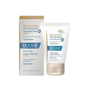 DUCRAY Melascreen Photo-aging global njega za ruke SPF 50 50 ml