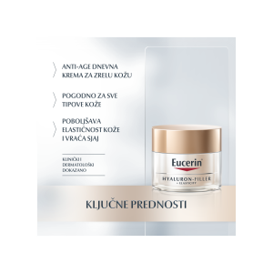 EUCERIN Hyaluron-Filler + Elasticity dnevna njega SPF 30 50 ml