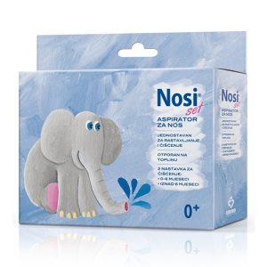Nosi set aspirator za nos na usisavač